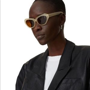 Dries Van Noten - Cream Sunglasses Linda Farrow Edition FREE SHIPPING